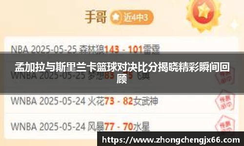 孟加拉与斯里兰卡篮球对决比分揭晓精彩瞬间回顾